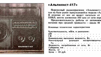 Альпинист-417 (1980) 1