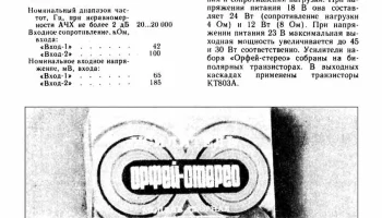 Орфей-Стерео (1984) 1